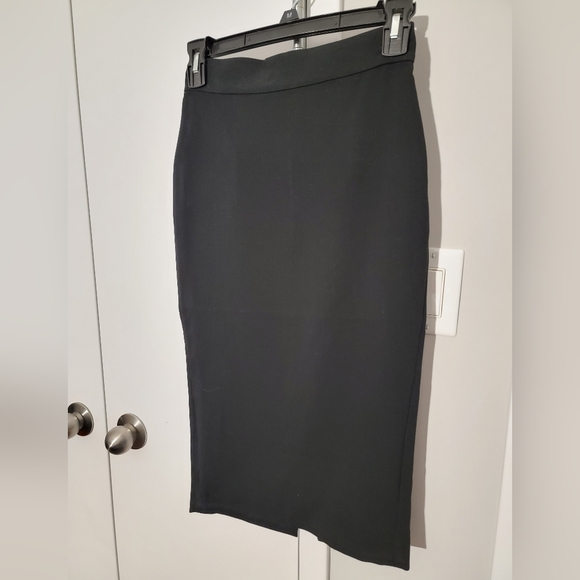 NEW French Connection Classic Ruth Pencil Skirt, Size 0, Black with tags - Picture 1 of 14